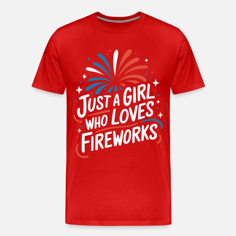 Pyrotechnics Fireworks Pyrotechnics - Men's Premium Organic T-Shirt - red