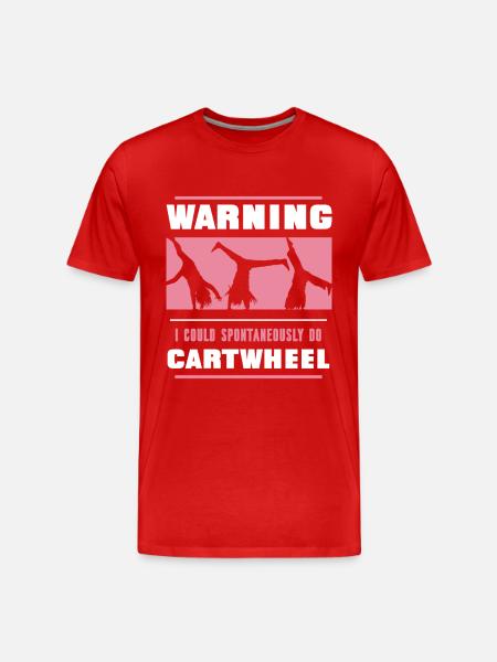 Gymnastics Gymnasts - Men's Premium Organic T-Shirt - red