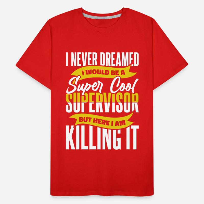 Profession de superviseur T-shirt bio Premium Homme