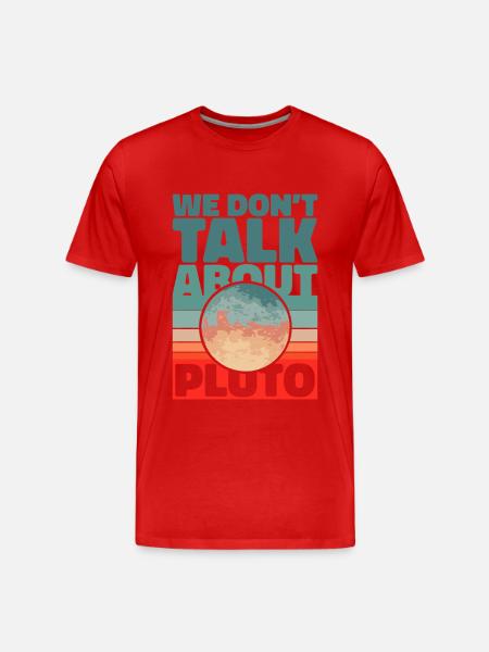 Planet Solar System Astronomy Space - Men's Premium Organic T-Shirt - red