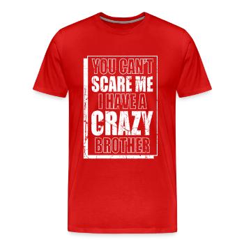 Brother Big brother Siblings Family - Men's Premium Organic T-Shirt - red - Front - Damien (186cm)