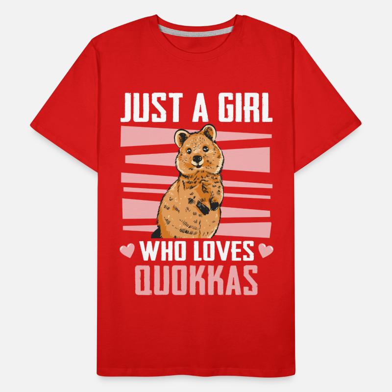 Animal kangourou à queue courte quokka T-shirt bio Premium Homme