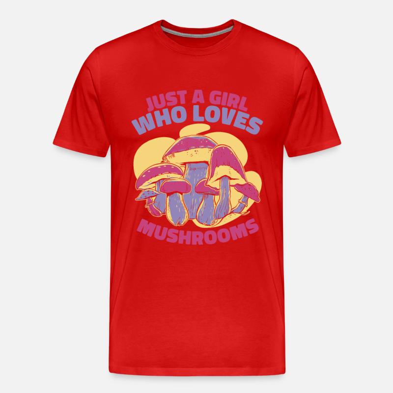 Champignons Champignons Champignon Champignon - T-shirt bio Premium Homme - rouge