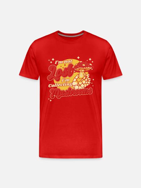 Champignons Champignons Champignon Champignon - T-shirt bio Premium Homme - rouge