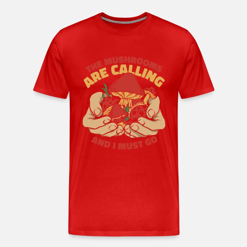 Champignons Champignons Champignon Champignon - T-shirt bio Premium Homme - rouge