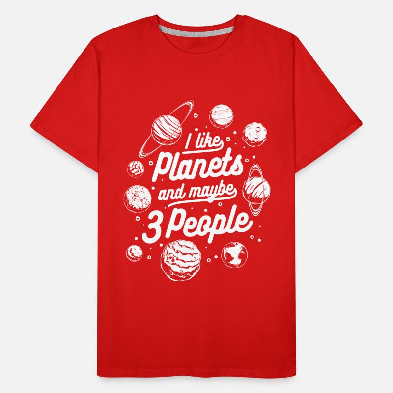 Planet Solar System Astronomy Space Men's Premium Organic T-Shirt