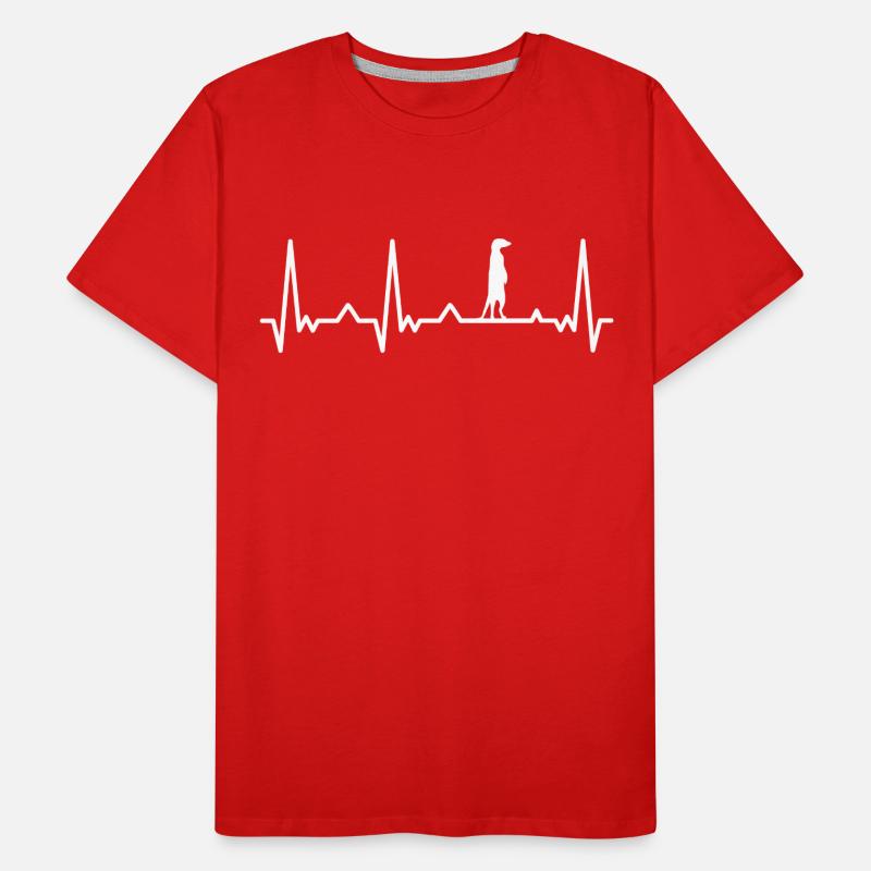 Erdmännchen Scharrtier Tier Männer Premium Bio T-Shirt