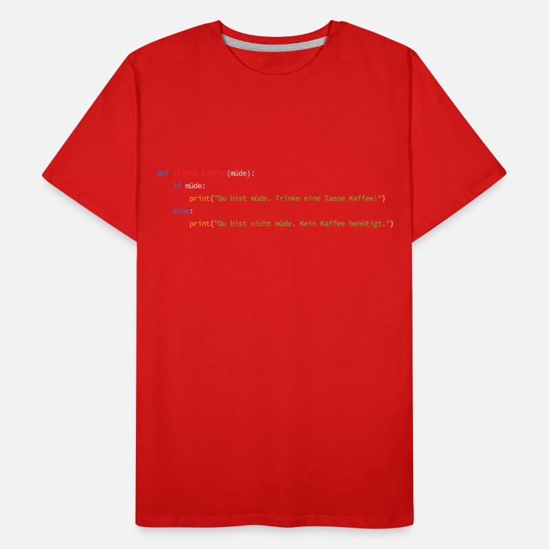 Programmierer Informatiker Nerd Softwareingenieur Männer Premium Bio T-Shirt