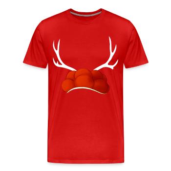 Schwarzwald Schwarzwälder Baden-Württemberg - Männer Premium Bio T-Shirt - Rot - Vorne - Damien (186cm)