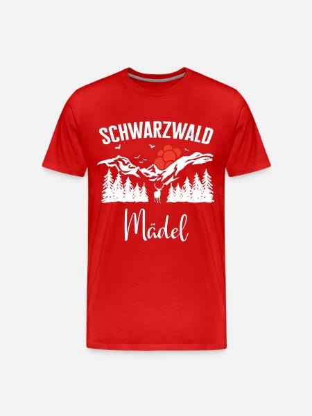 Schwarzwald Schwarzwälder Baden-Württemberg - Männer Premium Bio T-Shirt - Rot