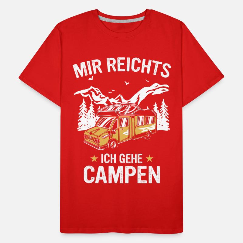 Camping Wohnwagen Camper Männer Premium Bio T-Shirt