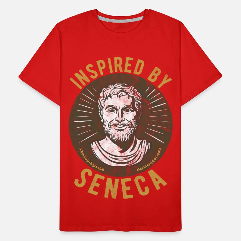 Seneca Stoics Philosopher Stoicism Philosophy Men's Premium Organic T-Shirt