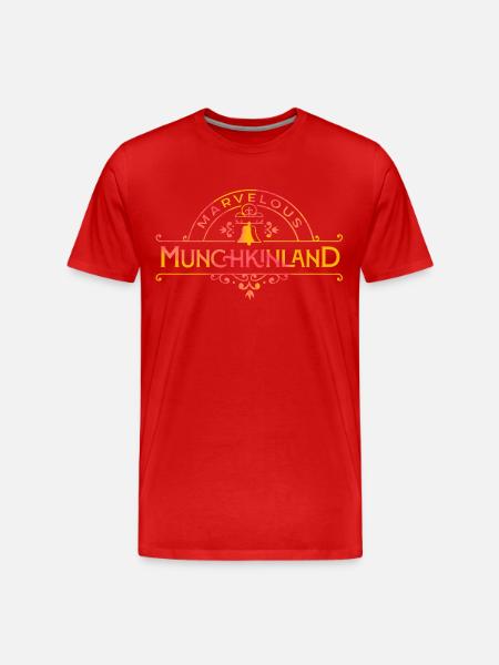 Wicked Design Marvelous Munchkinland - Men's Premium Organic T-Shirt - 