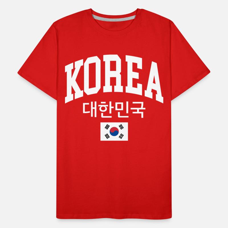 Corée T-shirt bio Premium Homme