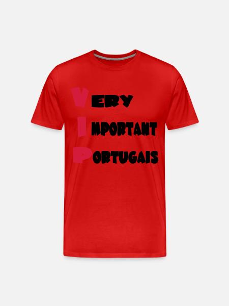Very important _portugais - Men's Premium Organic T-Shirt - red