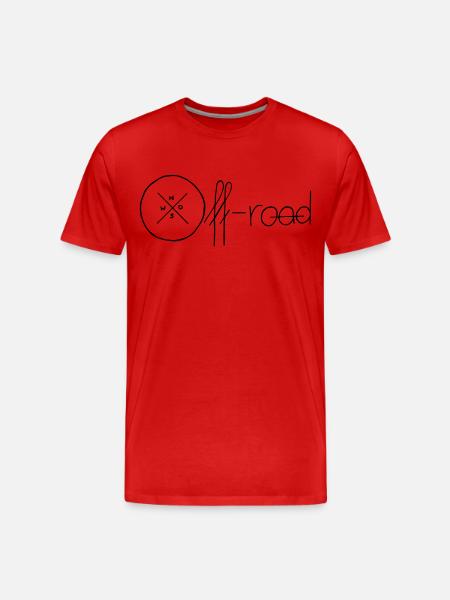 Offroad - Men's Premium Organic T-Shirt - red