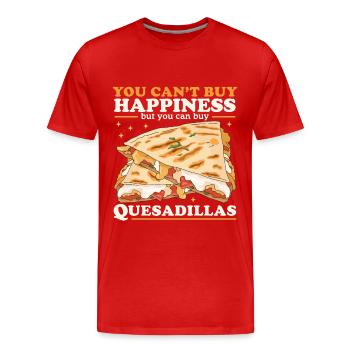 Quesadilla Tortilla Quesadillas Gift - Men's Premium Organic T-Shirt - red - Front - Damien (186cm)