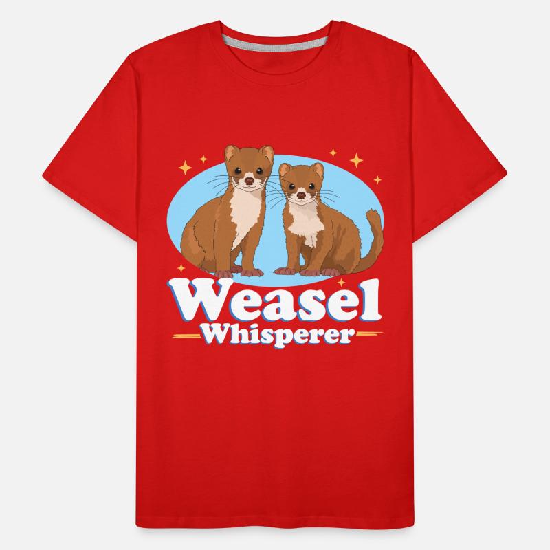 Weasel Mouse Weasel Dwarf Weasel Gift Men's Premium Organic T-Shirt