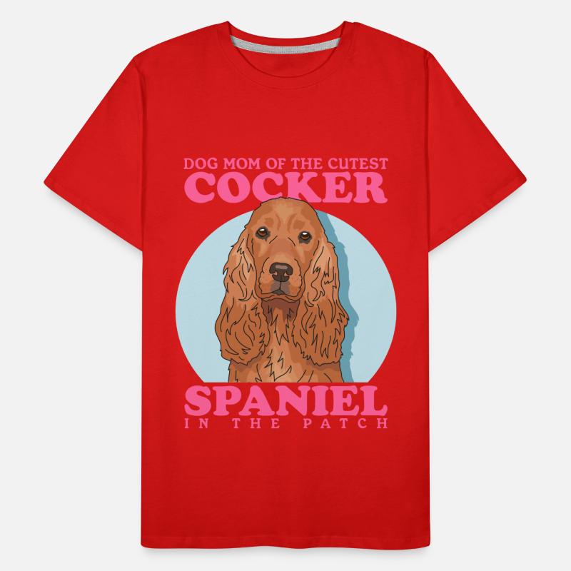 Cocker Spaniel Mom Cocker Spaniel Gift Men's Premium Organic T-Shirt