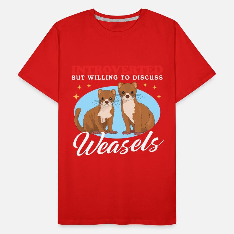 Weasel Mouse Weasel Hermännchen Gift Men's Premium Organic T-Shirt