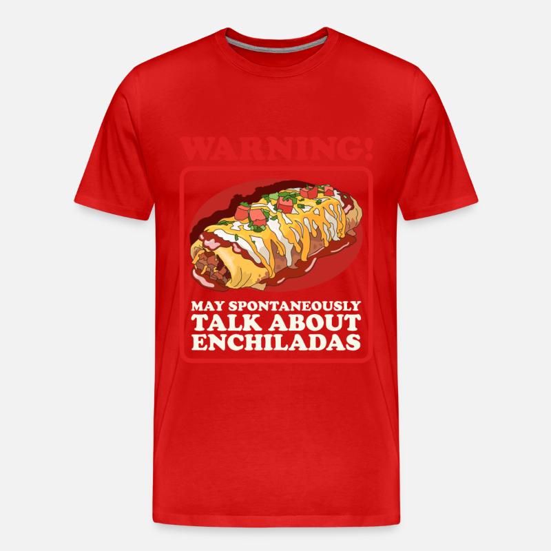 Enchilada mexikanische Enchiladas Geschenk - Männer Premium Bio T-Shirt - Rot