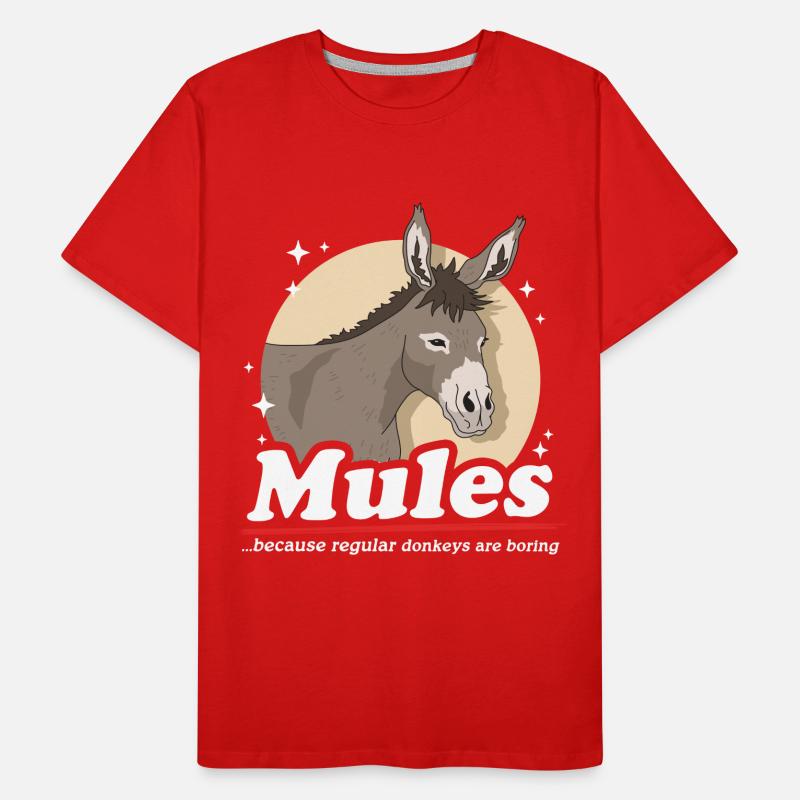 Mule Muli Mule Mule Gift Men's Premium Organic T-Shirt