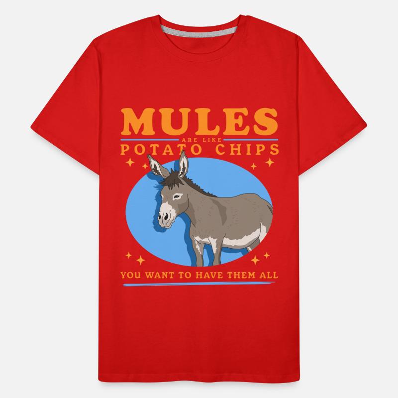 Mule Muli Mule Mule Mule Gift Men's Premium Organic T-Shirt