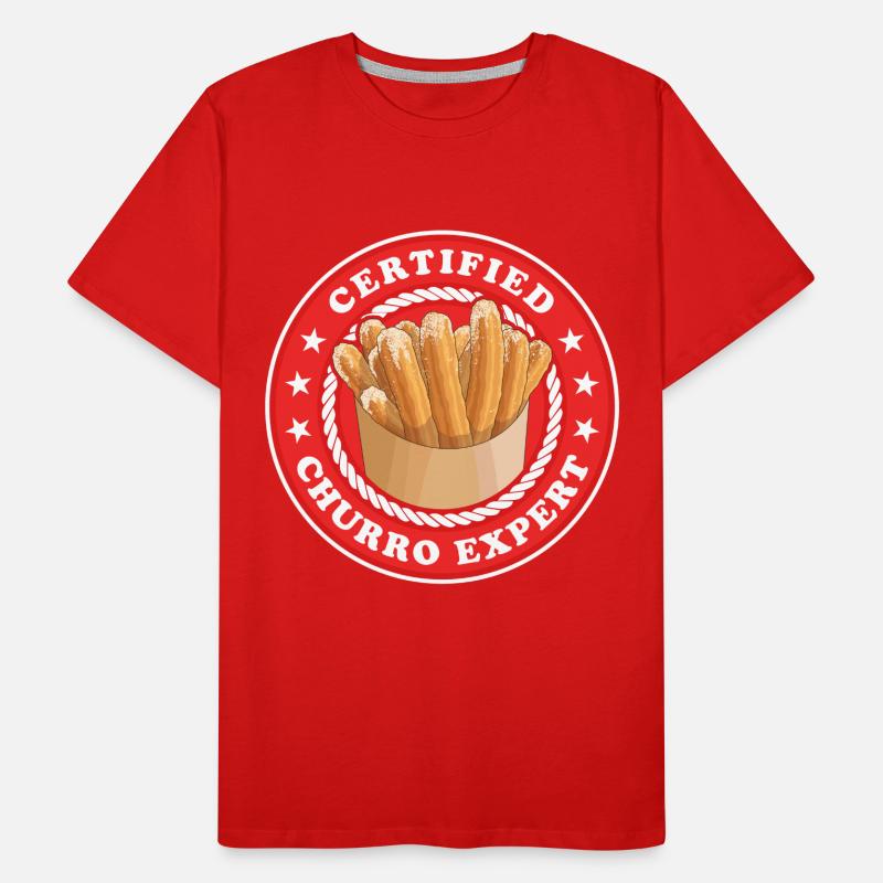 Churro Experte Churros Geschenk Männer Premium Bio T-Shirt