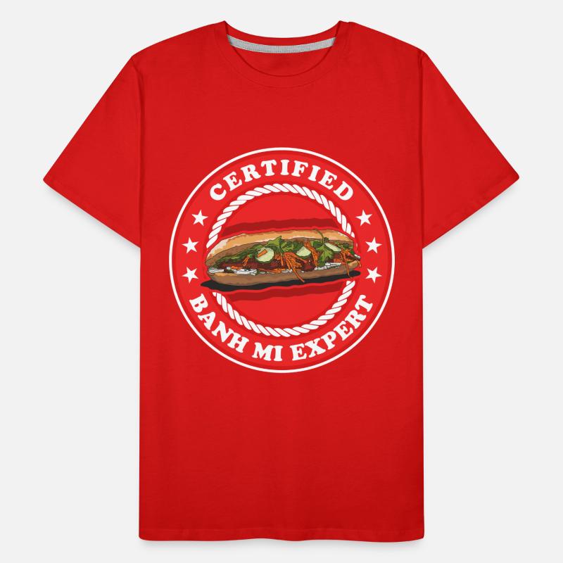 Banh Mi Experte Bánh Mì Geschenk Männer Premium Bio T-Shirt