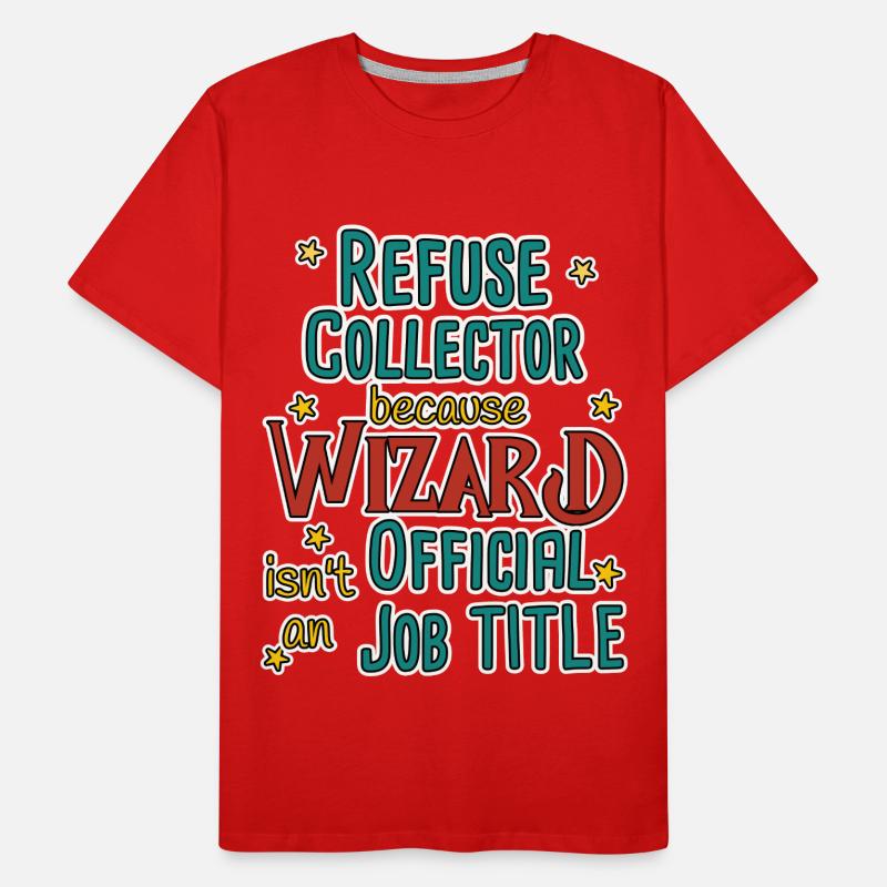 Refuse collector Wizard Männer Premium Bio T-Shirt