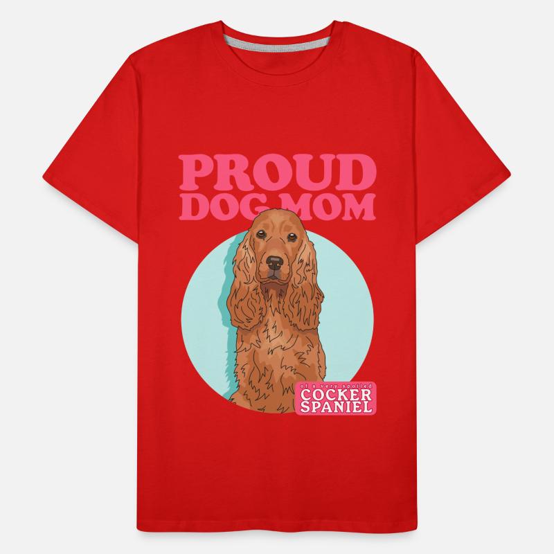 Cocker Spaniel Mom Cocker Spaniels Gifts Men's Premium Organic T-Shirt