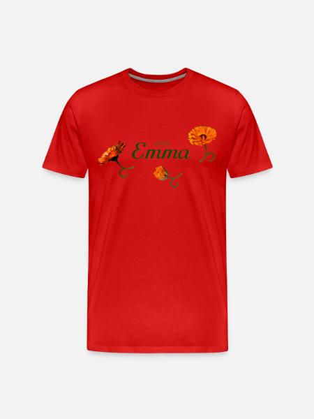 Emma's Birthday Emma - Men's Premium Organic T-Shirt - red