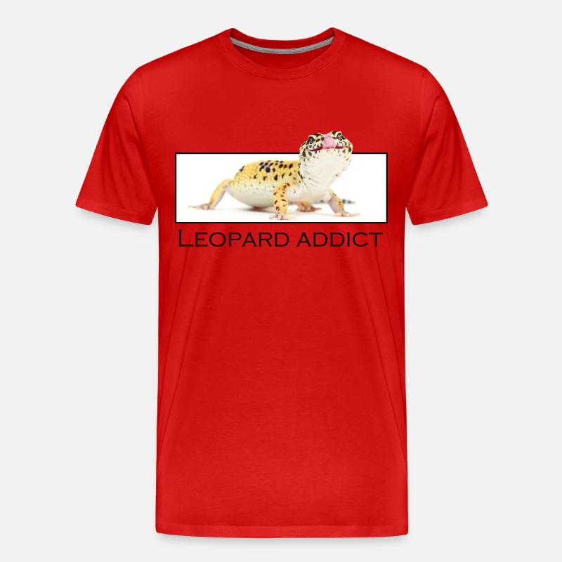 Leopardensüchtig - Männer Premium Bio T-Shirt - undefined