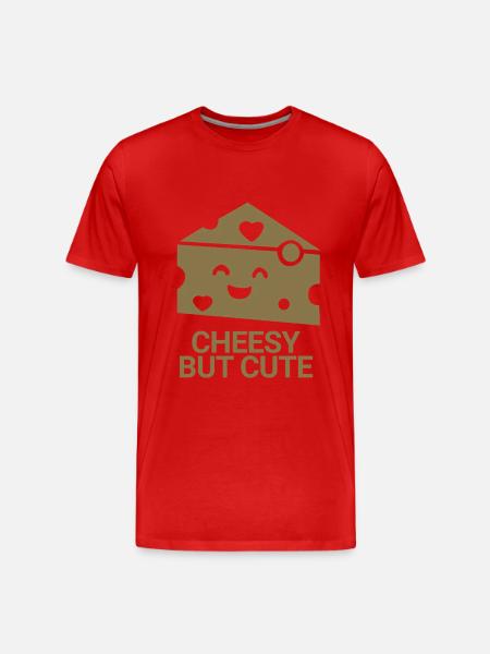 Cheesy but cute - Men's Premium Organic T-Shirt -