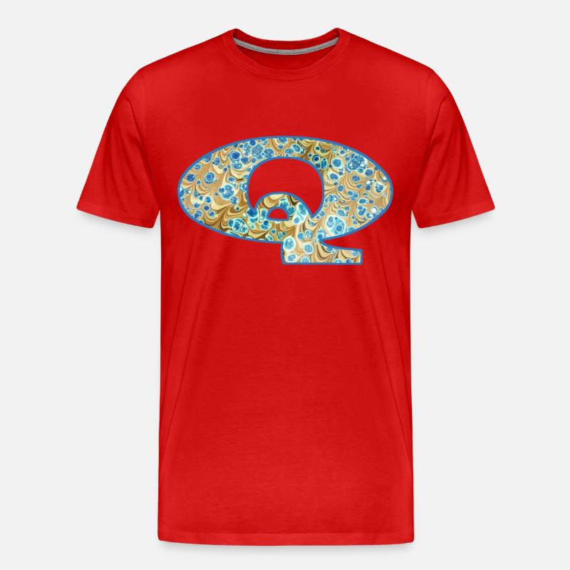 q e 243 - Männer Premium Bio T-Shirt - Rot