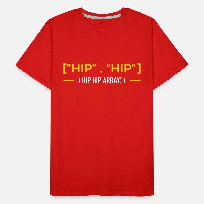 hip hip array Men's Premium Organic T-Shirt