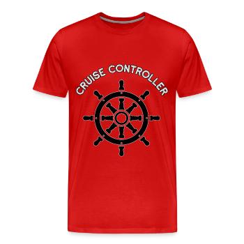 Tempomat | Wasser-Kommando - Männer Premium Bio T-Shirt - Rot - Vorne - Damien (186cm)