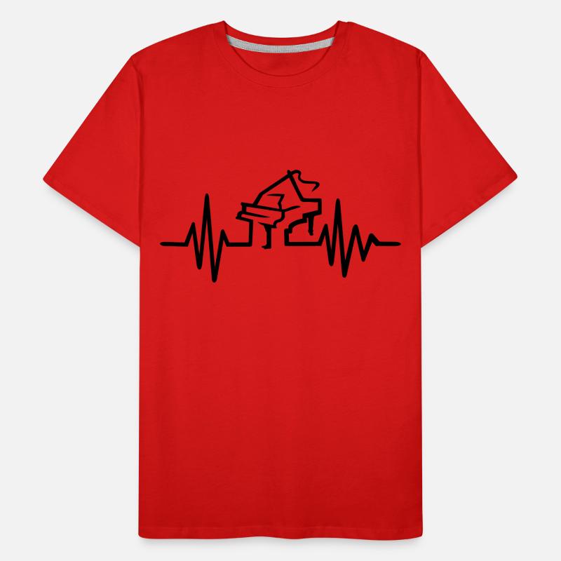 Piano T-shirt bio Premium Homme