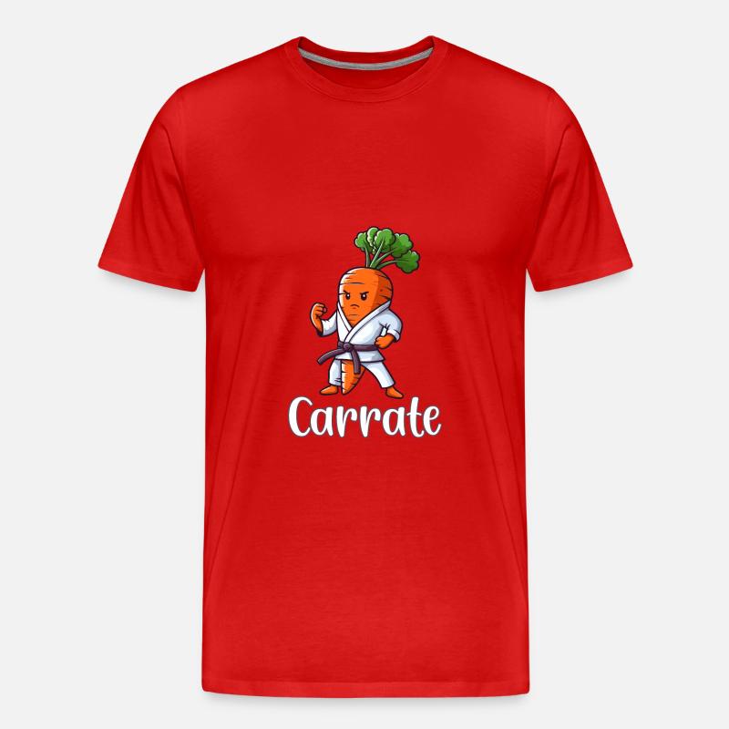 Karat - Männer Premium Bio T-Shirt - Rot