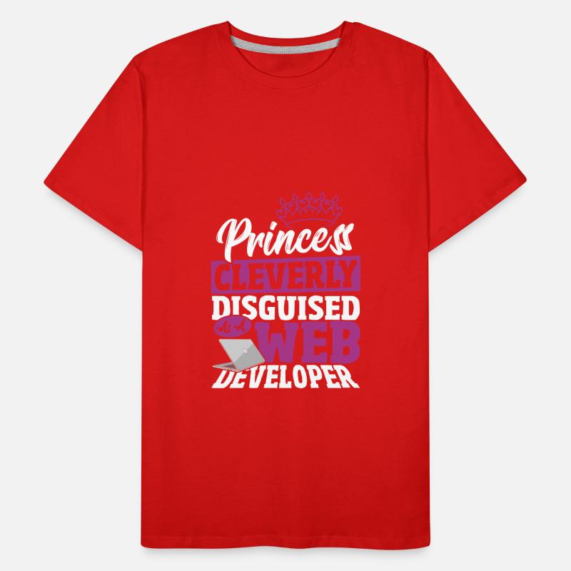 Developer Computer Geek HTML Programmer Daughter Männer Premium Bio T-Shirt