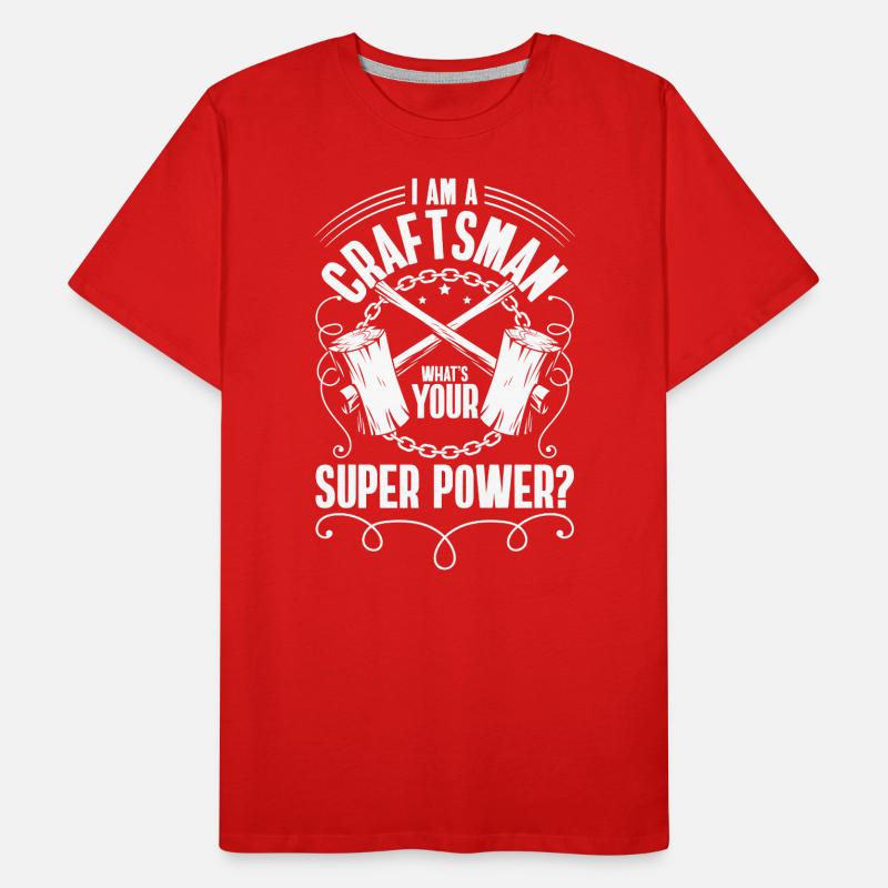 Craftsman Profession Bricklayer Screwdriver Men's Premium Organic T-Shirt