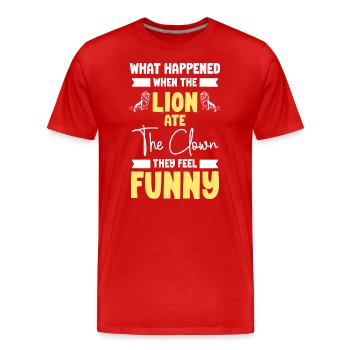 Musique de cirque Spectacle de cirque - T-shirt bio Premium Homme - rouge - Devant - Damien (186cm)