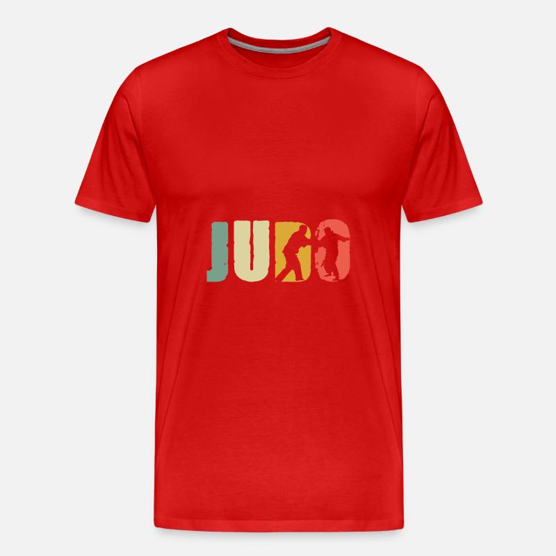 Judo - Männer Premium Bio T-Shirt - Rot