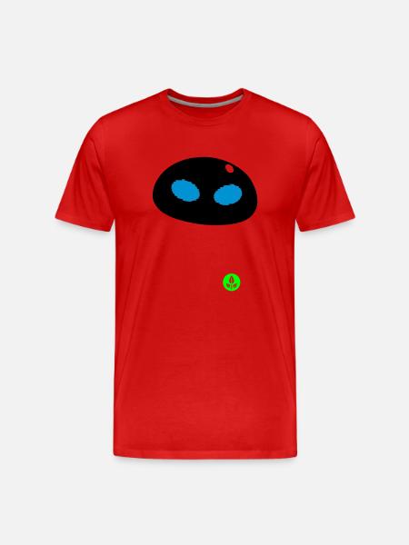 WALL-E Eve Pflanzen - Männer Premium Bio T-Shirt - Rot