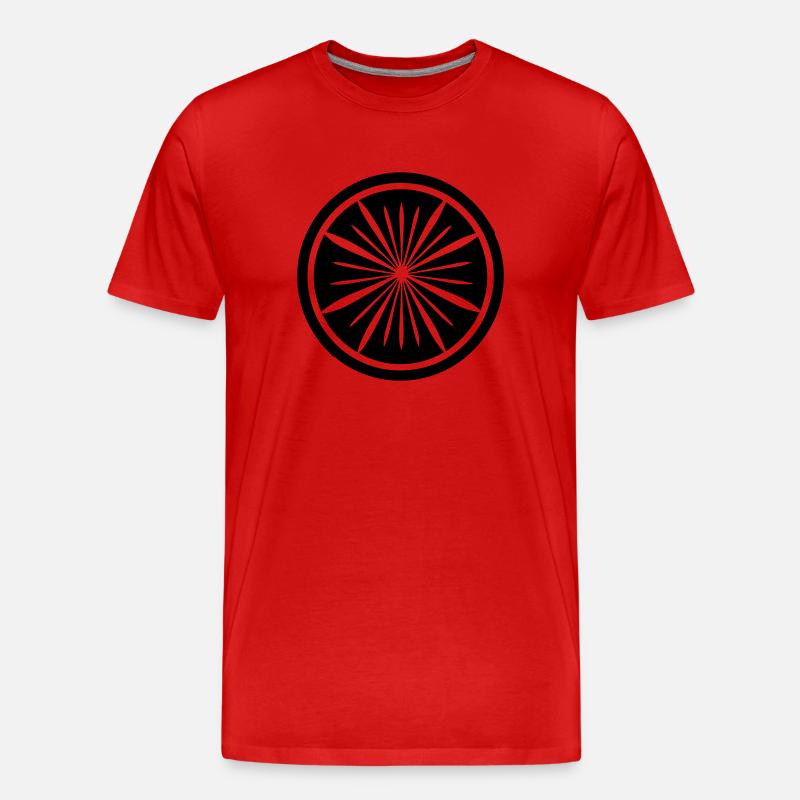 Zitrone - Männer Premium Bio T-Shirt - Rot
