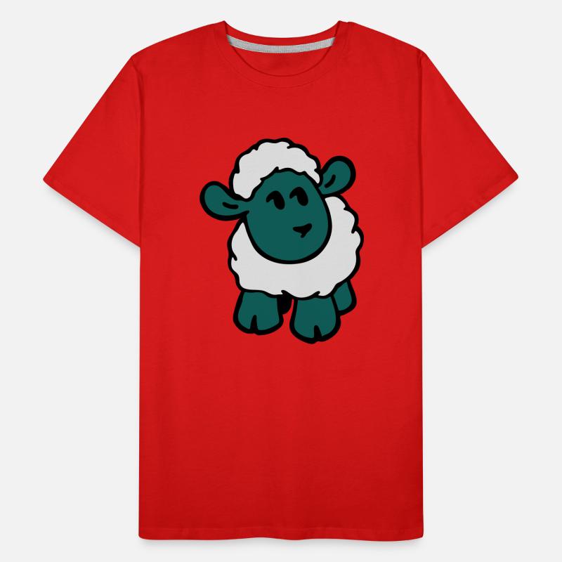 Schaf Männer Premium Bio T-Shirt
