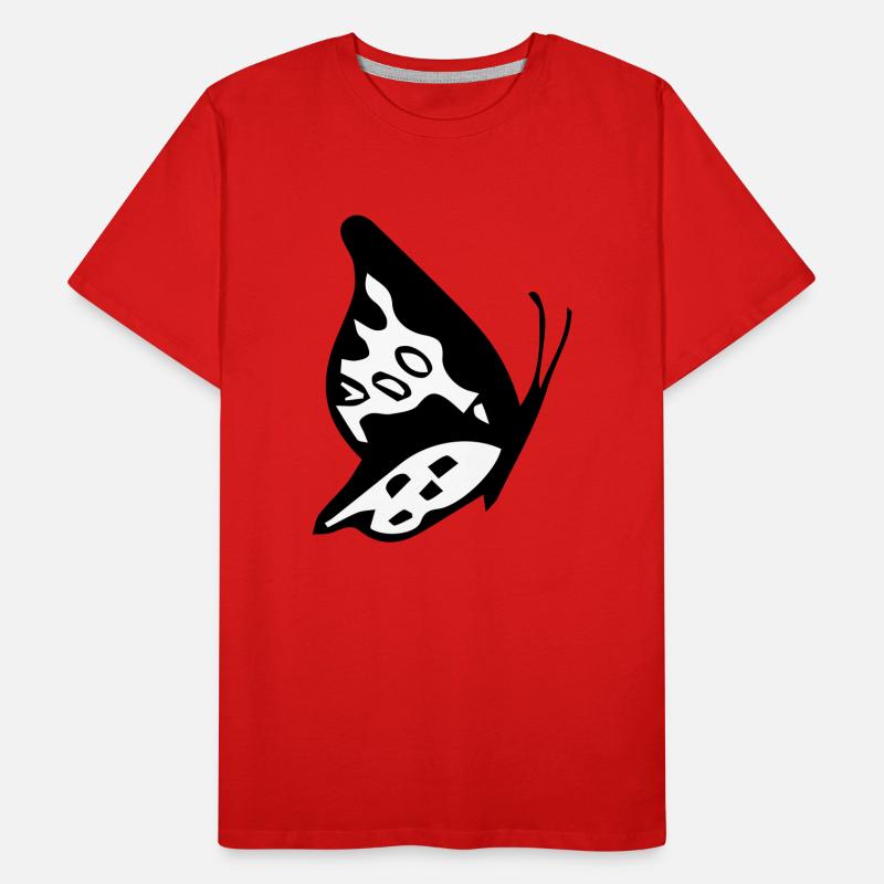 schmetterling Männer Premium Bio T-Shirt