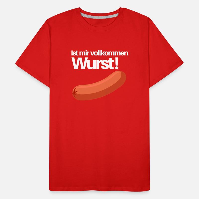 ist mir wurst Männer Premium Bio T-Shirt