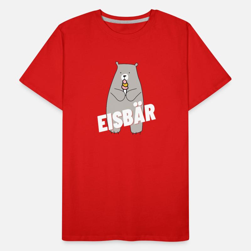 Eisbär, Ich bin ein Eisbär! Männer Premium Bio T-Shirt