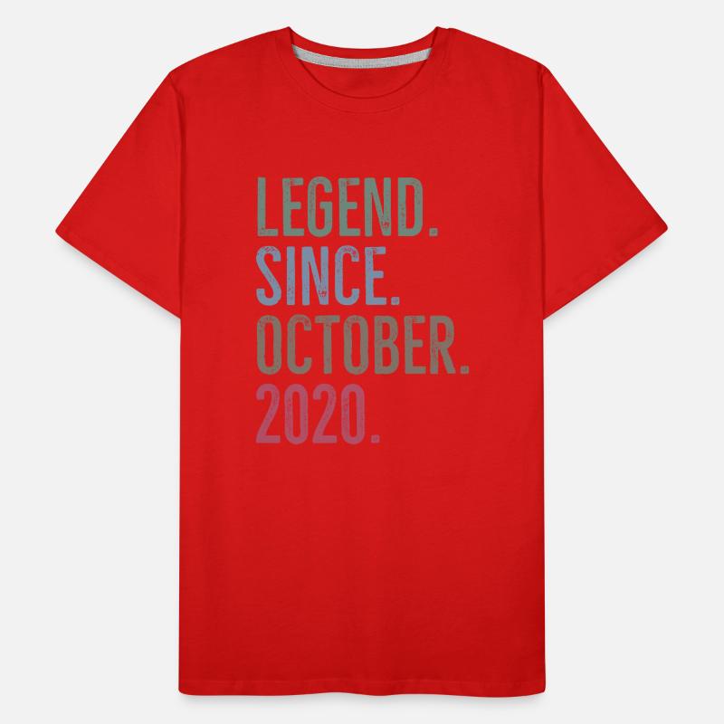 Legend Since October 2020 Men's Premium Organic T-Shirt